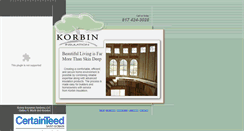 Desktop Screenshot of korbininsulation.com